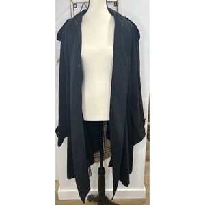 BURBERRYS Trench‎ Coat Black Color Size 40R Double Cover